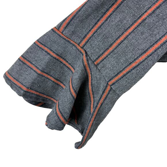 Raw Edge Boutique NWOT Striped 3/4 Bell Sleeve Round Neck Woven A-Line Dress S - Picture 5 of 9